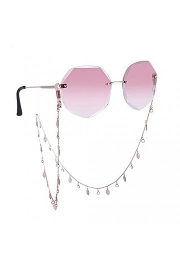 Gyrosphere Chaînes Lunettes lanière for Femmes Feuilles Pendentif Masque Facial lanière élégant Cordon Porte-Lunettes chaînes