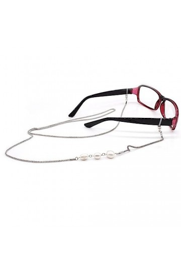 HczIon Chaîne Lunettes 2 Morceaux De Chaîne En Os De Serpent Perlé,Chaîne Pour Les Yeux,Accessoires De Lunettes,Chaîne De Lun