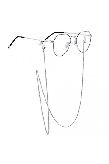 Chaîne de Lunettes Femme-Lunettes en Chaîne Cordon Pour Lunettes - Acier Inoxydable Chaîne Maille 1.8mm Gourmette pour Lunett