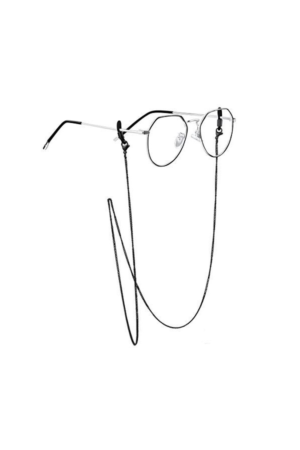 Chaîne de Lunettes Femme-Lunettes en Chaîne Cordon Pour Lunettes - Acier Inoxydable Chaîne Maille 1.8mm Gourmette pour Lunett