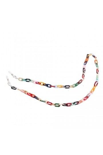 Chaîne de lunettes en acrylique, chaînes de cou, lanière pendentif, porte-masque, cordes for femmes, accessoires de cordon C