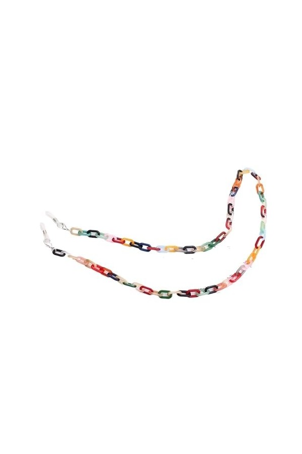 Chaîne de lunettes en acrylique, chaînes de cou, lanière pendentif, porte-masque, cordes for femmes, accessoires de cordon C