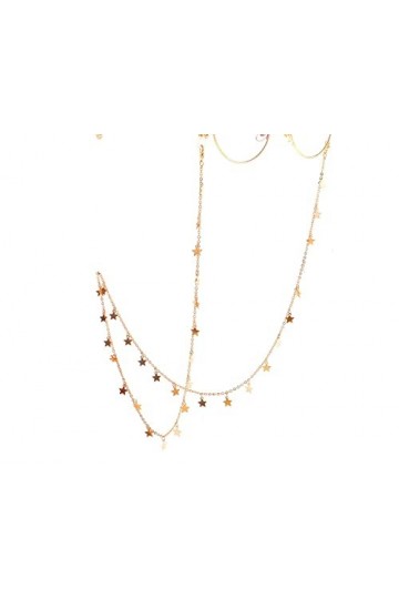 ENLLY Chaînes de Lunettes Longe de Lunettes for Femmes Pendentif étoile en métal Chaîne de Cou Cordon de Lunettes élégant