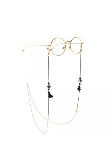 ENLLY Chaînes de Lunettes de Sangle for Femmes chaînes de Masque de Gland perlé coloré Cordon de Lunettes élégant