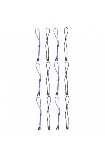 Housoutil 12 Pcs Lunettes De Soleil De Sport Lunettes Réglables Collier De Perles Porte-Lunettes Sangle De Lunettes Chaîne De