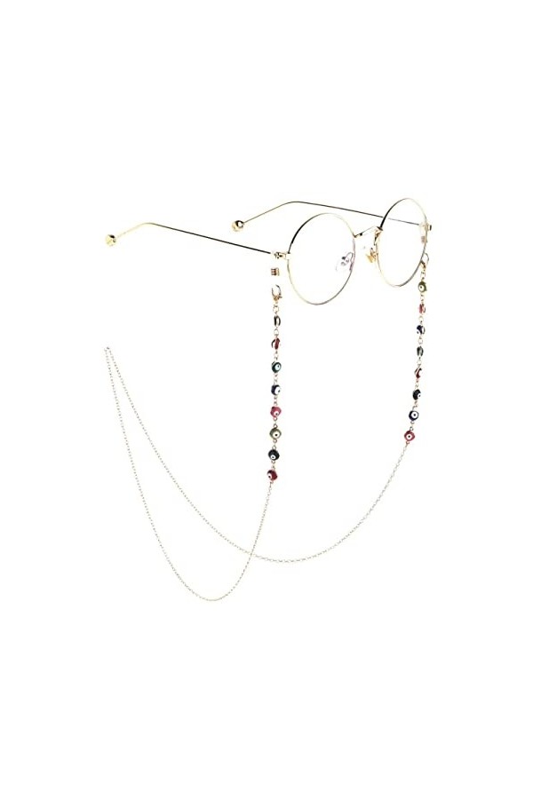 HOOENG Longe de Lunettes chaînes de Lunettes for Femmes chaînes de Masque perlé chaînes de Mode Anti-Perte Lunettes chaîne Po