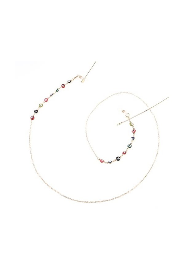 HOOENG Longe de Lunettes chaînes de Lunettes for Femmes chaînes de Masque perlé chaînes de Mode Anti-Perte Lunettes chaîne Po