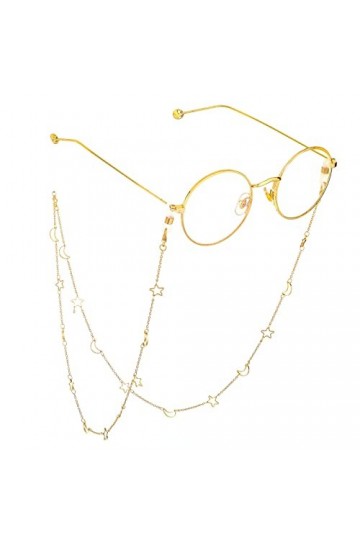 chaîne de Lunettes Sangle de Lunettes Chaînes de Lunettes for Femmes Cordon de Lunettes élégant Beau, Non glissé, Tomber Col