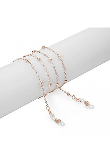 Wsnld Lunettes Chaîne pour Femmes Rétro Métal Lunettes De Soleil Lanières Lunettes Cordon Titulaire Courroie De Cou Corde Lun