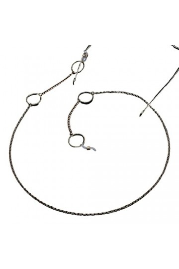 ORLTL chaîne de Lunettes Chaînes Lunettes lanière for Femmes Anneau évidé Collier en métal élégant Lunettes Cordon Beau, Non 