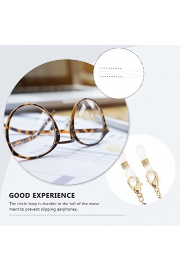 BUTIFULSIC Écouteur Chaîne Anti-Perte Chaîne De Retenue De Lunettes Lunettes De Retenue Porte-Lunettes Lunettes De Soleil Tou