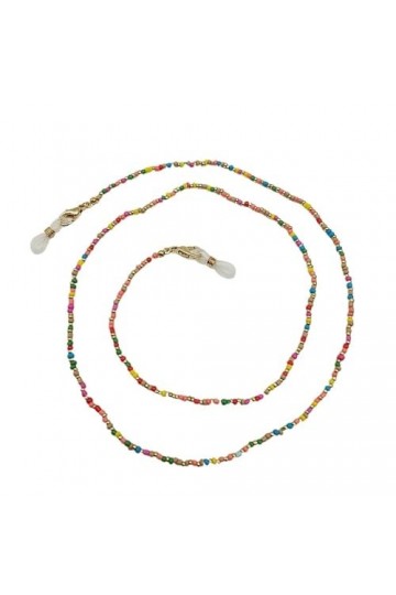 Perles lunettes chaîne suspendue lunettes de soleil lunettes cordon de cou lunettes chaîne coulissante Color : 11, Size : 1 