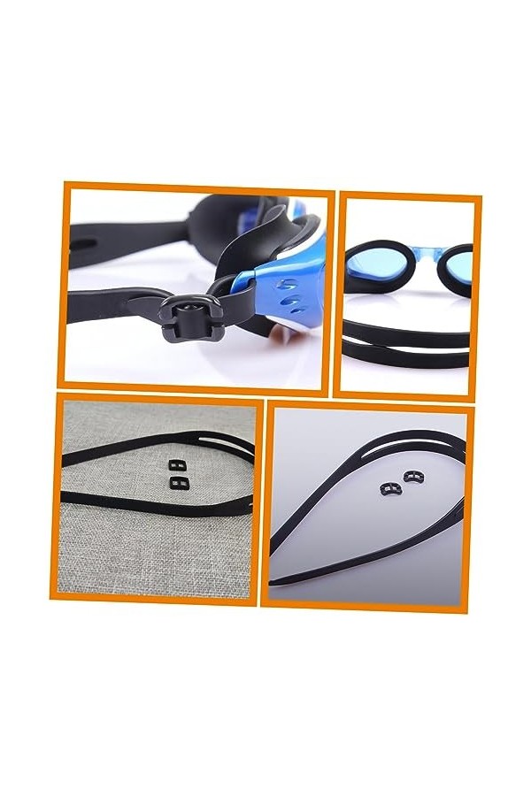 ABOOFAN 1 Ensemble Lunettes De Natation Cordons Lunettes Pratiques Sangle Lunettes Sangle Lunettes Fixation Chaîne Lunettes D