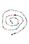 Operitacx 3 Pièces Corde Anti-Perte Lunettes Réglables Support Réglable Lanière Perlée Lunettes Porte-Chaîne Chaîne Lunettes 