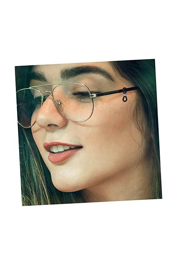 Didiseaon 40 Pièces Boucle Antidérapante Pour Chaîne De Lunettes Extrémités De Connecteur De Lunettes Extrémité De Support De