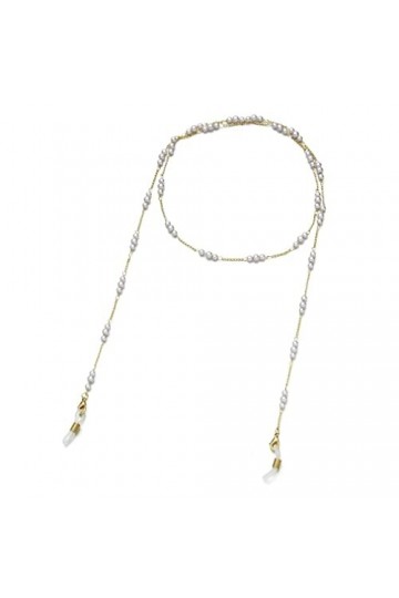 Chaînes Lunettes Longe for Femmes métal perlé Cou chaîne Simple élégant Lunettes retenue Convient pour Les Lunettes et Les Ma