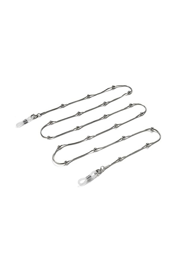 HIJAN Chaînes sangle de lunettes for femmes rétro placage en acier inoxydable chaînes de porte-lunettes élégantes Color : ar