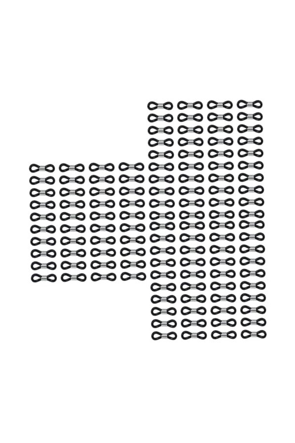 VILLCASE 300 Pcs Support En Caoutchouc Chaîne De Lunettes Antidérapants Connecteurs Antidérapants Ressort De Lunettes Lanière