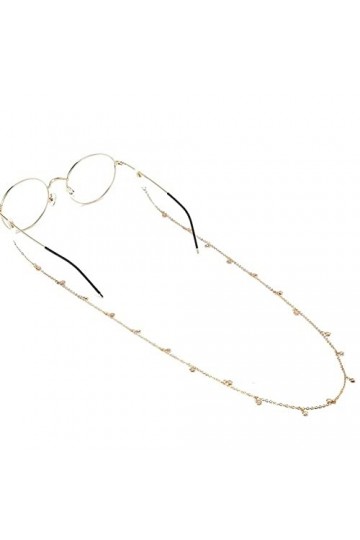HOOENG Sangle de Lunettes Lunettes lanière for Femmes avec Strass Pendentif Masques chaînes chaînes élégantes Lunettes chaîne