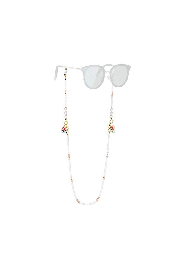 C·QUAN CHI chaîne de lunettes décorative anti-dérapante lunettes de soleil cordon de retenue de lunettes corde de lunettes de