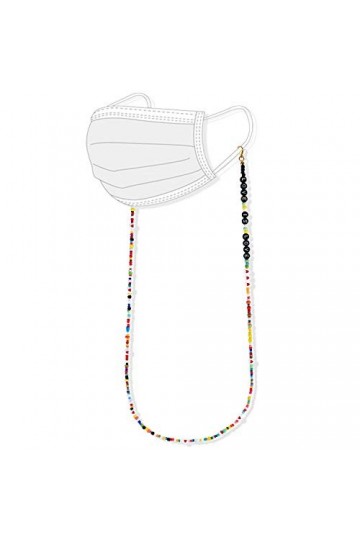 KELITCH Porte-Lunettes De Soleil Attaches De Sangle Perles Miyuki Cordons De Chaîne De Lunettes Colliers De Lunettes Chaîne D