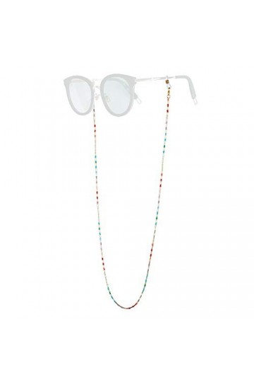 KELITCH Porte-Lunettes De Soleil Retenues De Sangle Perles Miyuki Cordons De Chaîne De Lunettes Colliers De Lunettes Chaîne D