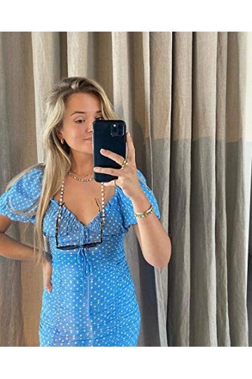 KELITCH Porte-Lunettes De Soleil Retenues De Sangle Perles Miyuki Cordons De Chaîne De Lunettes Colliers De Lunettes Chaîne D