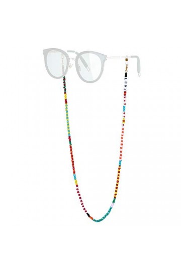 KELITCH Porte-Lunettes De Soleil Retenues De Sangle Perles Miyuki Cordons De Chaîne De Lunettes Colliers De Lunettes Chaîne D