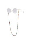 KELITCH Porte-Lunettes De Soleil Retenues De Sangle Perles Miyuki Cordons De Chaîne De Lunettes Colliers De Lunettes Chaîne D