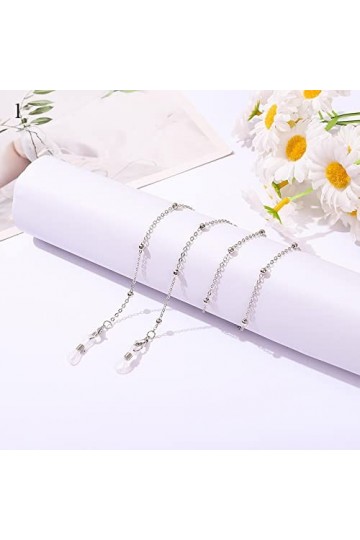 Chaînes À Lunettes Mode Perle Lunettes Chaîne Femmes Hommes Lunettes Cordon Lunettes De Soleil Cordon Support De Retenue Lune