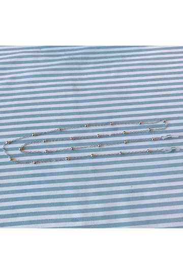 Chaînes À Lunettes Mode Perle Lunettes Chaîne Femmes Hommes Lunettes Cordon Lunettes De Soleil Cordon Support De Retenue Lune