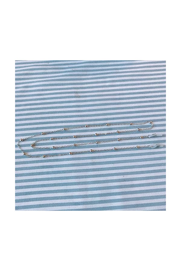 Chaînes À Lunettes Mode Perle Lunettes Chaîne Femmes Hommes Lunettes Cordon Lunettes De Soleil Cordon Support De Retenue Lune