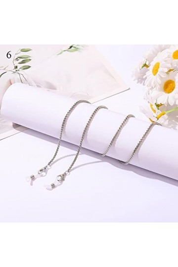 Chaînes À Lunettes Mode Perle Lunettes Chaîne Femmes Hommes Lunettes Cordon Lunettes De Soleil Cordon Support De Retenue Lune