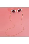 HOOENG Sangle de Lunettes Lunettes lanière for Femmes Vintage Perle Masque chaînes Anti-Perte Mode Lunettes Cordon Lunettes r