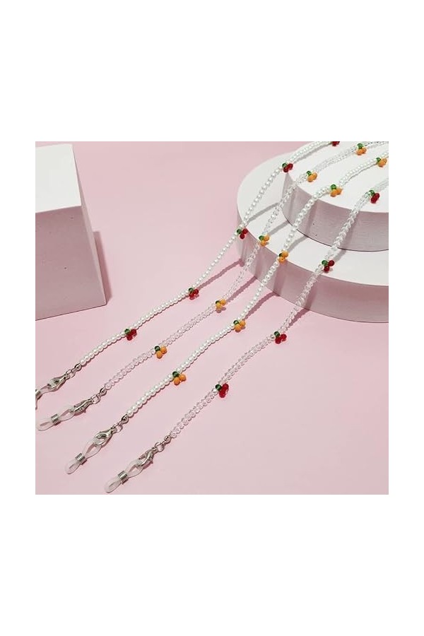 Chaînes À Lunettes Chaîne De Masque Lunettes De Soleil Chaînes De Masquage Chaîne De Lunettes pour Femmes Lunettes De Soleil 