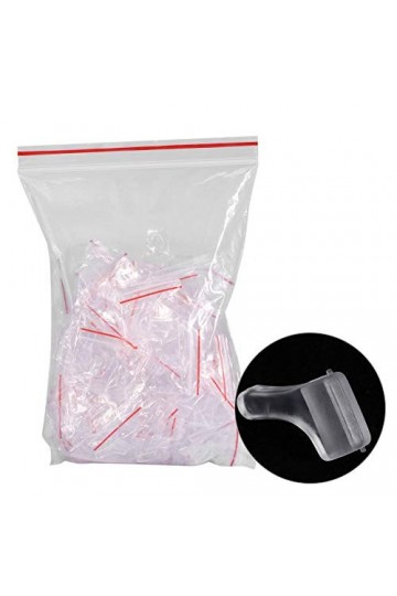 Crochets doreille - 100Pairs - Lunettes de sécurité anti-dérapantes en plastique confortables, empêchent le glissement des l