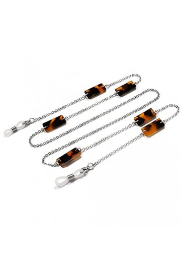 DJLORD Sangle de Lunettes chaînes de Lunettes for Femmes Acrylique Visage Couvrant lanière élégant Lunettes Cordon Color : O