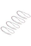 PATIKIL Lot de 4 chaînes de support de lunettes réglables pour lunettes de soleil - Cordon de cou en perles - Pour homme et f