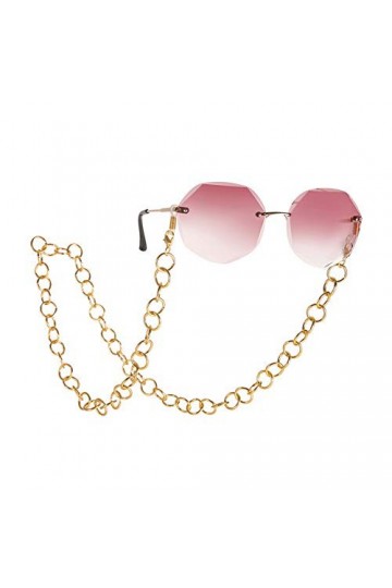 kkjoy Chaîne ronde de lunettes en métal Cordons pour masques Supports pour lunettes Cordon pour lunettes Accessoires de lunet