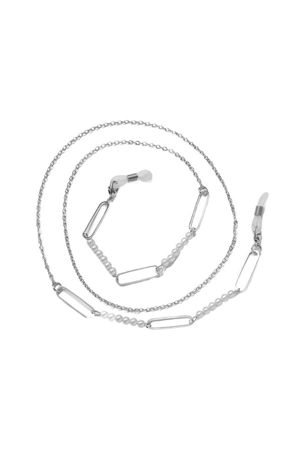 Chaînes de lunettes for femmes, chaînes de lunettes de soleil en cristal, porte-cordon de lunettes, collier doré, corde de sa