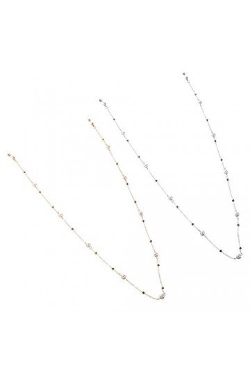 GALPADA 2 Pièces Chaîne De Lunettes En Métal Cordon De Lunettes Écouteur Anti-Chaîne Couvre-Visage Sangle De Cou Lanière De L