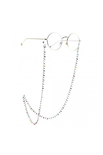 ENLLY Chaînes de Lunettes de Sangle de Lunettes for Femmes Cordon de Lunettes de Mode Color : Argent, Size : 1 