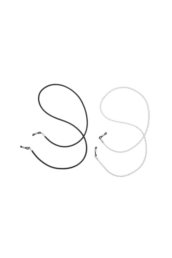 Mikikit 2 Pièces Lanière De Lunettes Sangle De Lunettes De Sport Masque De Chaîne Lanière De Masque Bande De Masque De Gaze B