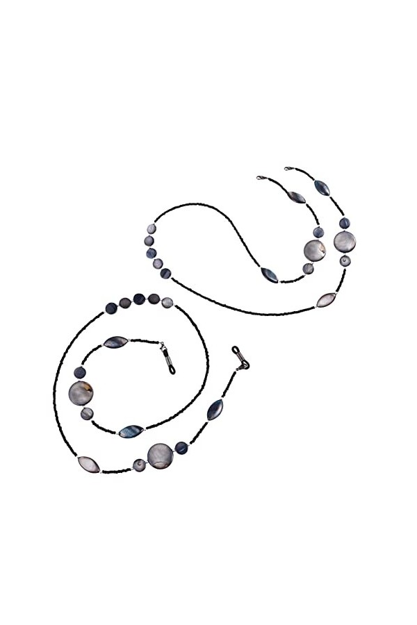 GALPADA 1 Set 2 Pcs Masque Lanière Extérieure Lunettes Verre Des Boucles Chaînes De Cordon Réglables Beau Support Coquille De