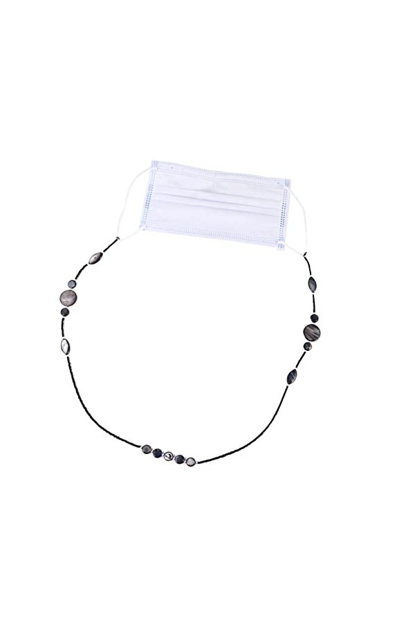 GALPADA 1 Set 2 Pcs Masque Lanière Extérieure Lunettes Verre Des Boucles Chaînes De Cordon Réglables Beau Support Coquille De