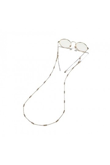 HczIon Chaîne Lunettes 2 Morceaux De Corde De Lunettes En Métal,Chaîne De Chute De Lunettes,Cordon De Masque