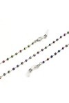 Gyrosphere Chaînes de Lunettes de Lunettes for Femmes Perles colorées Autour de la Sangle de Cou Cordon élégant Lunettes chaî