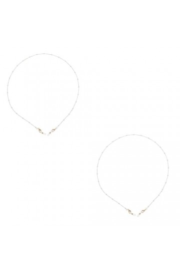 ABOOFAN 2Pcs Écouteur Chaîne Écouteur Cou Sangle Lecture Écouteur Lanière Lunettes Chaînes Pour Femmes Perle Heaphones Sans F