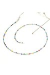 Gyrosphere Chaînes de Lunettes de Sangle for Femmes Perles colorées Autour de la Sangle de Cou Sangles de Lunettes de Soleil 