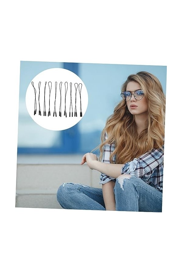TOVINANNA 10 Pièces Lanière De Lunettes Sangle De Lunettes Réglable Cordon De Lunettes En Silicone Support De Sangle De Lunet